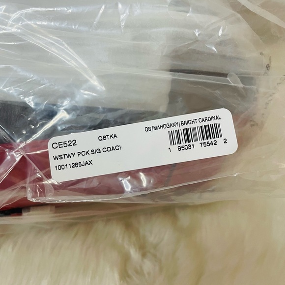 NWT Coach Westway backpack in Colorblock Signature Canvas with Coach Patch Sling - Picture 10 of 13